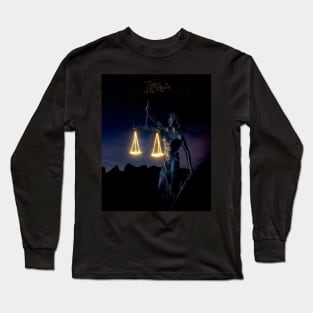 Libra Zodiac Long Sleeve T-Shirt